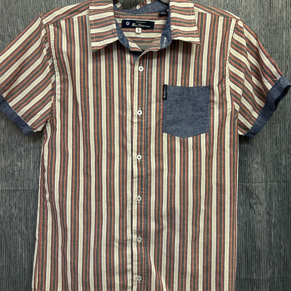 Ben Sherman Youth Button-Up Shirt, Youth 18/XL